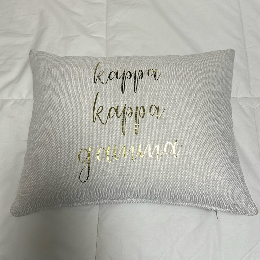 kappa kappa gamma pillow